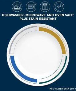 Alternative view of Corelle dinnerware platesplates Color Block 8.5 Salad Plate