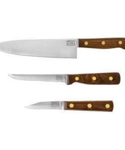 Corelle dinnerware platesplates Walnut Tradition Corelle 3-piece Knife Set