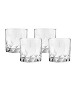 Corelle dinnerware platesplates Cienna Rocks Glasses (4-Pieces), 12-ounce, dishwasher Safe