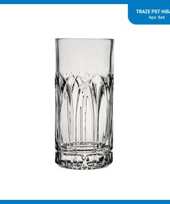 Alternative view of Corelle dinnerware platesplatesware Traze PST Highball Glasses (4-Pieces), 12-ounce, Dishwasher Safe
