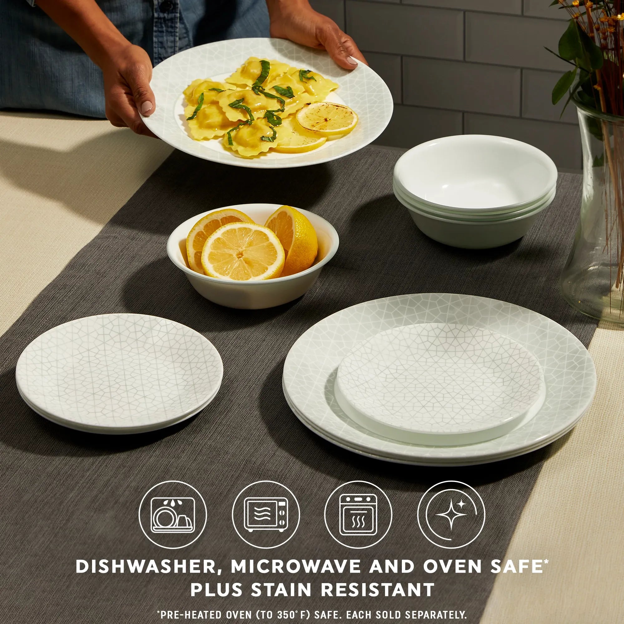 Corelle dinnerware platesplates Knox 18-ounce Cereal Bowl - Image 3