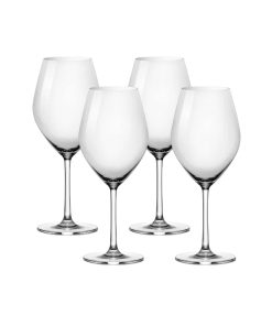 Corelle dinnerware platesplates Sondria Red Wine Glasses (4-pieces), 20-ounce, Dishwasher Safe