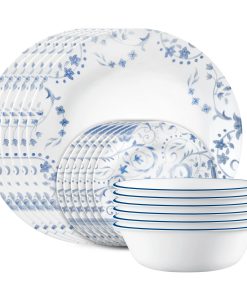 Corelle dinnerware platesplates Darlington 18-piece Dinnerware Set, Service for 6