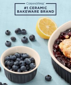 Alternative view of Corelle dinnerware platesplates French Colors 12-piece Oval Bakeware Set, Navy