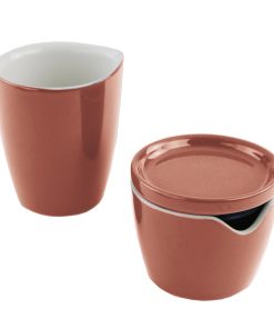 Corelle dinnerware platesplates Red Clay Cream and Sugar Set
