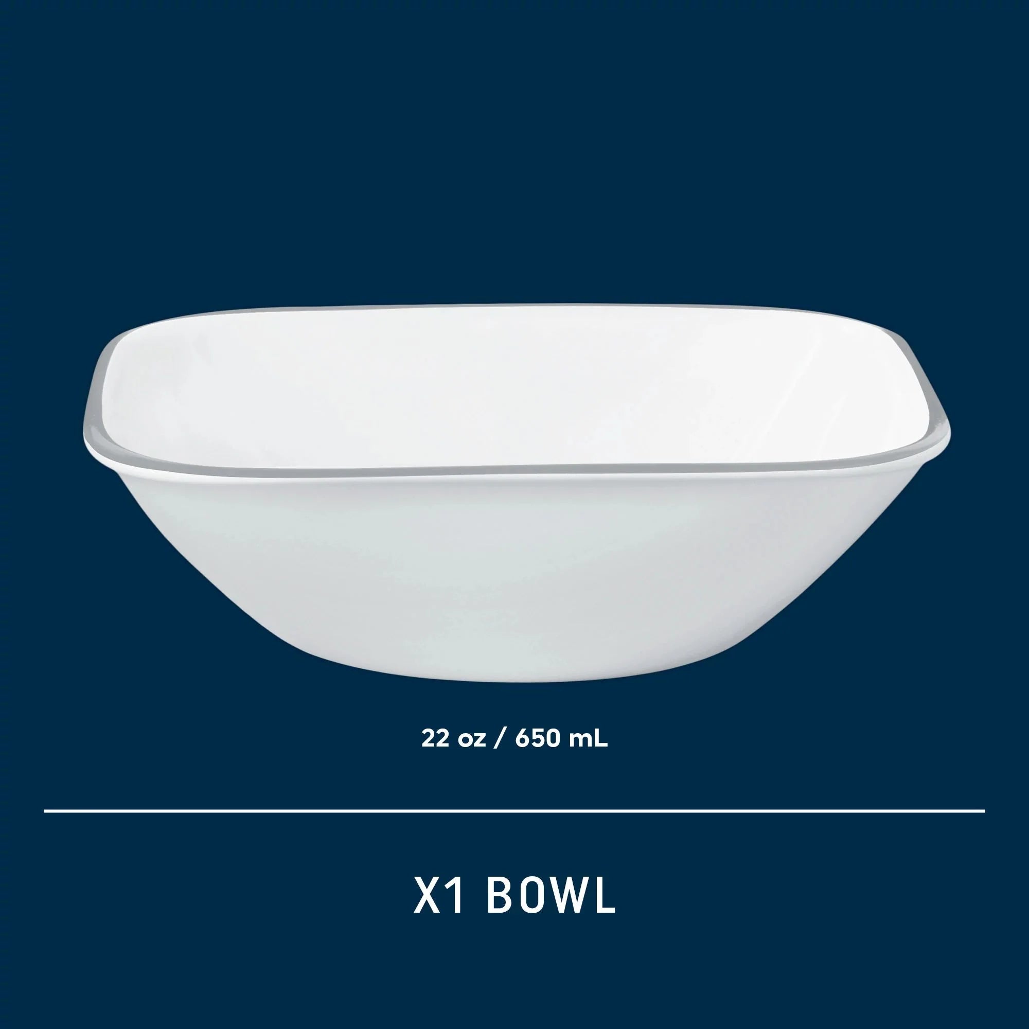 Corelle dinnerware platesplates Square Amalie 22-ounce Cereal Bowl - Image 6