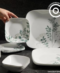 Alternative view of Corelle dinnerware platesplates Square Amalie 6.5 Appetizer Plate