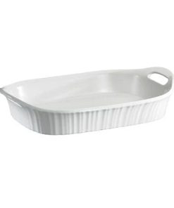 Corelle dinnerware platesplates French White Corelle 3-quart Casserole Dish
