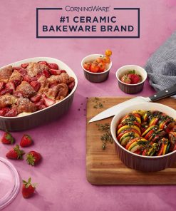 Alternative view of Corelle dinnerware platesplates French Colors 12-piece Bakeware Set, Cabernet