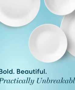 Alternative view of Corelle dinnerware platesplates Winter Frost White 12-piece Dinnerware Set, Service for 4