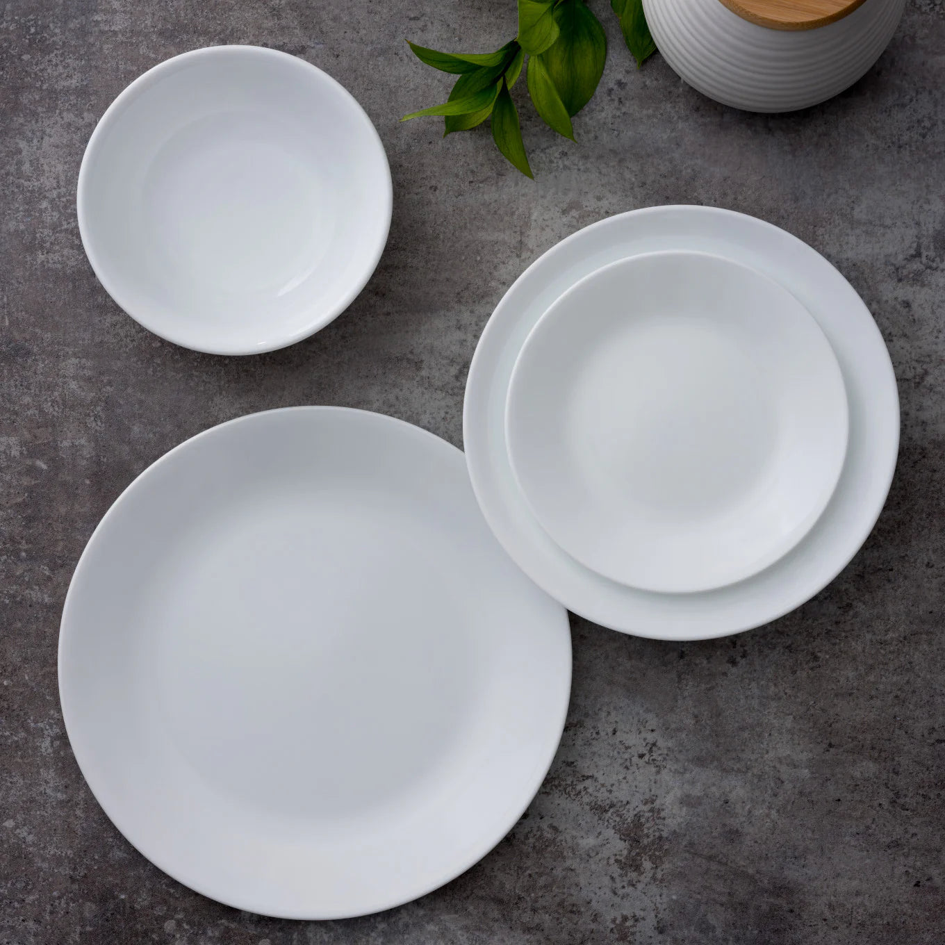 Corelle dinnerware platesplates Winter Frost White 10.25 Dinner Plates, 8-pack - Image 2