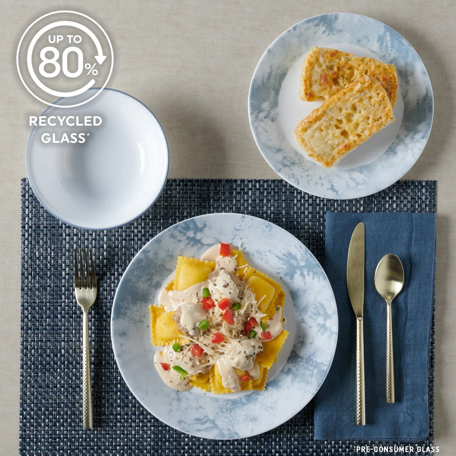 Corelle dinnerware platesplates Salt Wash 12-piece Dinnerware Set, Service for 4 - Image 6