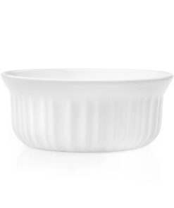 Corelle dinnerware platesplates French White Corelle 16-ounce Round Bakeware Dish