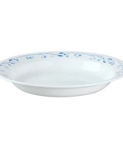 Corelle dinnerware platesplates Provincial Blue 15-ounce Rimmed Cereal Bowl