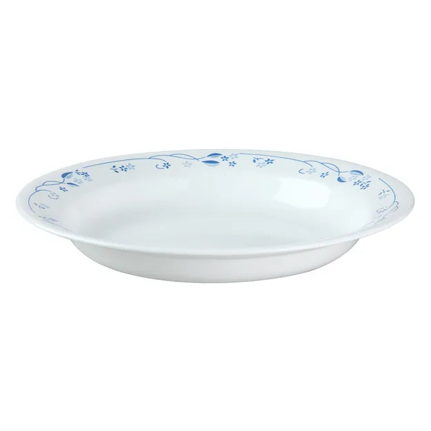 Corelle dinnerware platesplates Provincial Blue 15-ounce Rimmed Cereal Bowl
