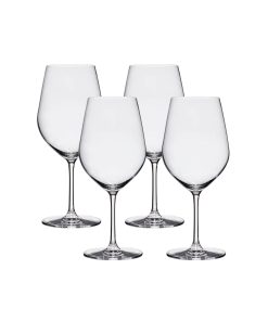 Corelle dinnerware platesplates Tokyo Temptation Bordeaux Glasses (4-Pieces), 21-ounce, Dishwasher Safe, Lead-free Crystalline