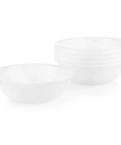 Corelle dinnerware platesplates Winter Frost White 18-ounce Cereal Bowls, 6-pack