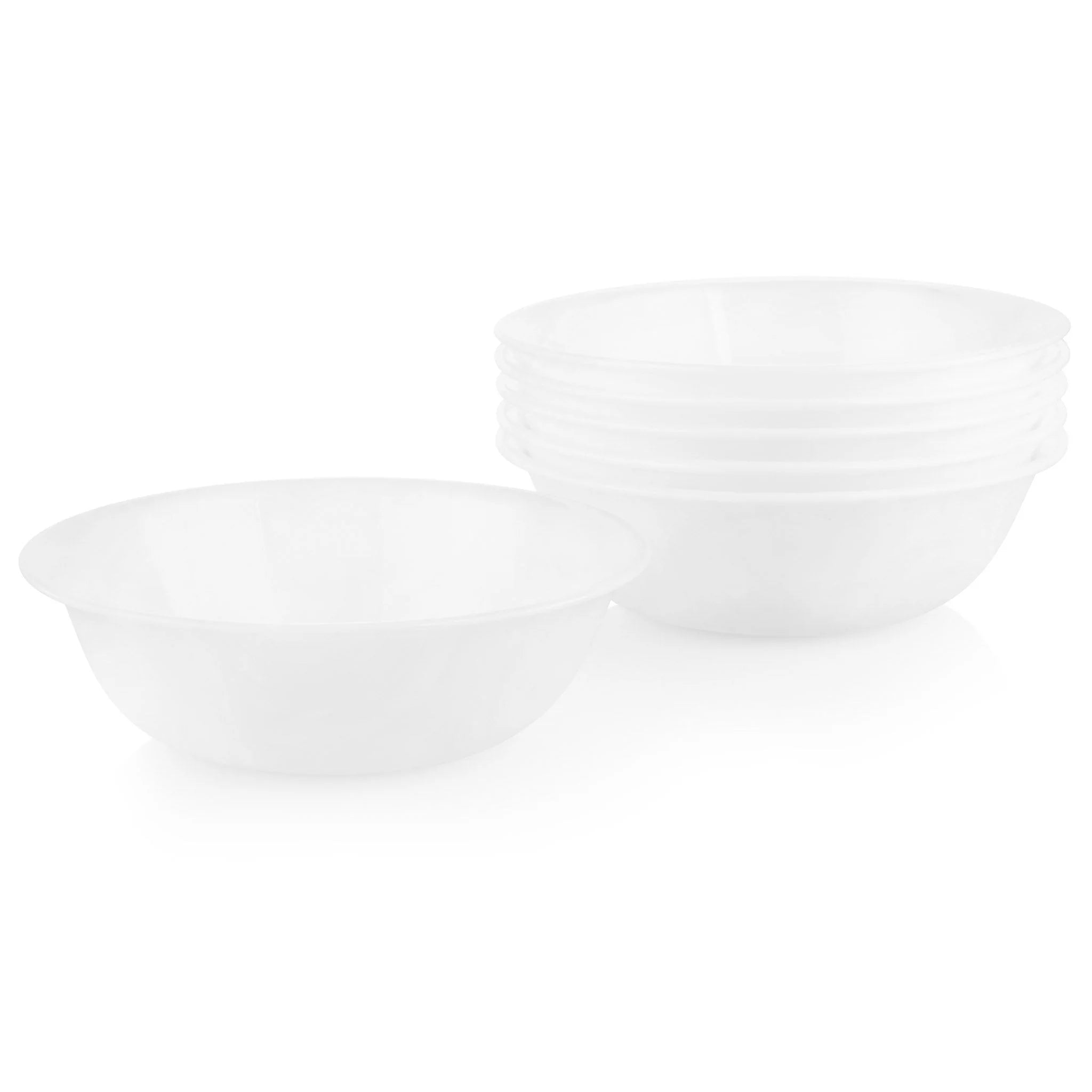 Corelle dinnerware platesplates Winter Frost White 18-ounce Cereal Bowls, 6-pack