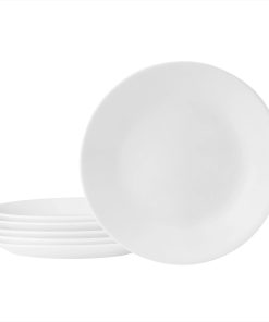 Corelle dinnerware platesplates Winter Frost White 6.75 Appetizer Plates, 6-pack