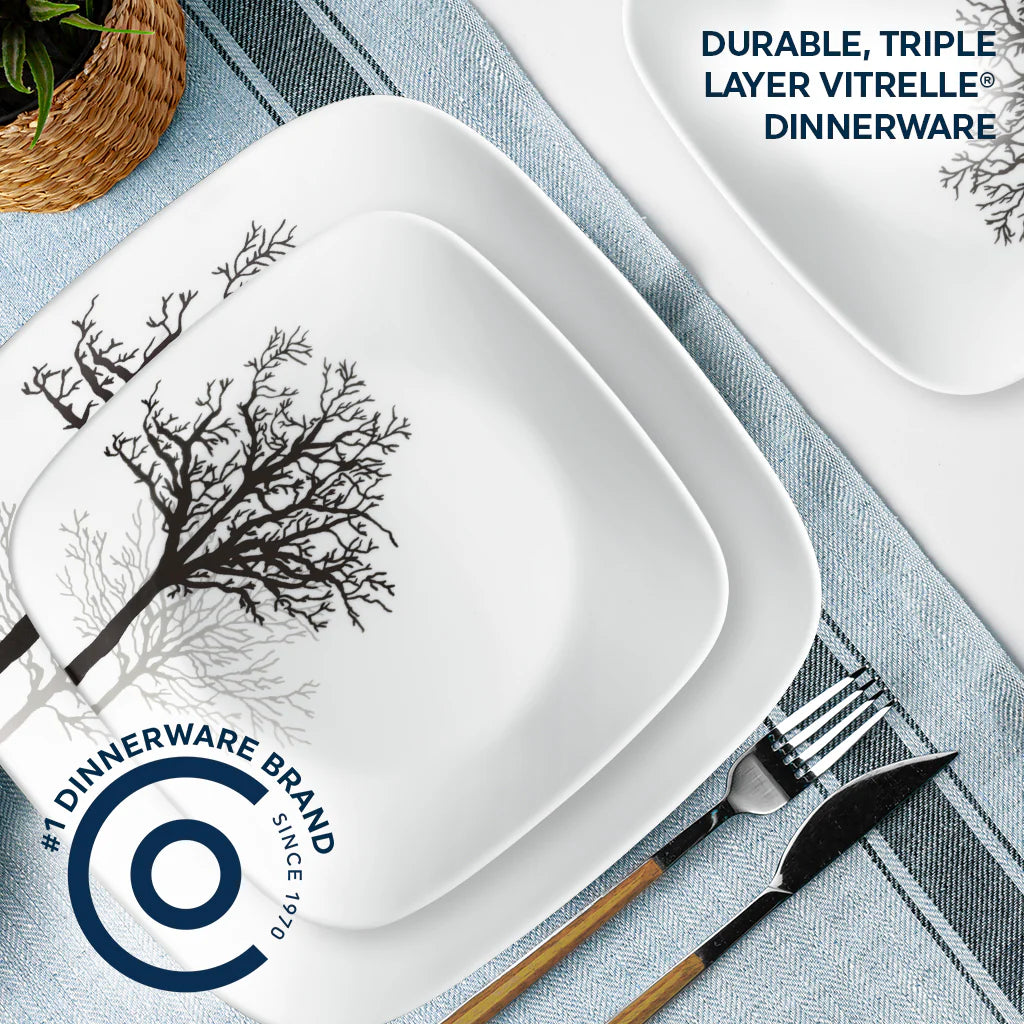 Corelle dinnerware platesplates Timber Shadows 18-piece Dinnerware Set, Service for 6 - Image 2