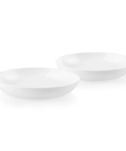 Corelle dinnerware platesplates Winter Frost White 30-ounce Versa Meal Bowls, 2-pack