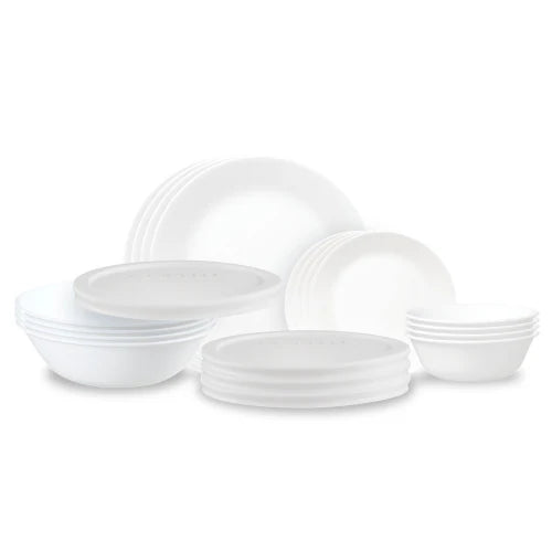 Corelle dinnerware platesplates Winter Frost White 20-piece Dinnerware Set, Service for 4