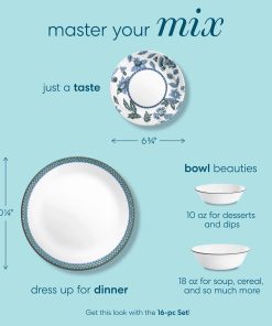 Alternative view of Corelle dinnerware platesplates Veranda 10-ounce Dip & Condiment Bowl