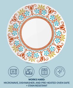 Alternative view of Corelle dinnerware platesplates Global Collection Terracotta Dreams 10.25 Dinner Plate