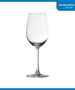 Alternative view of Corelle dinnerware platesplates Matera White Wine Glasses (4-Pieces), 14-ounce, dishwasher safe