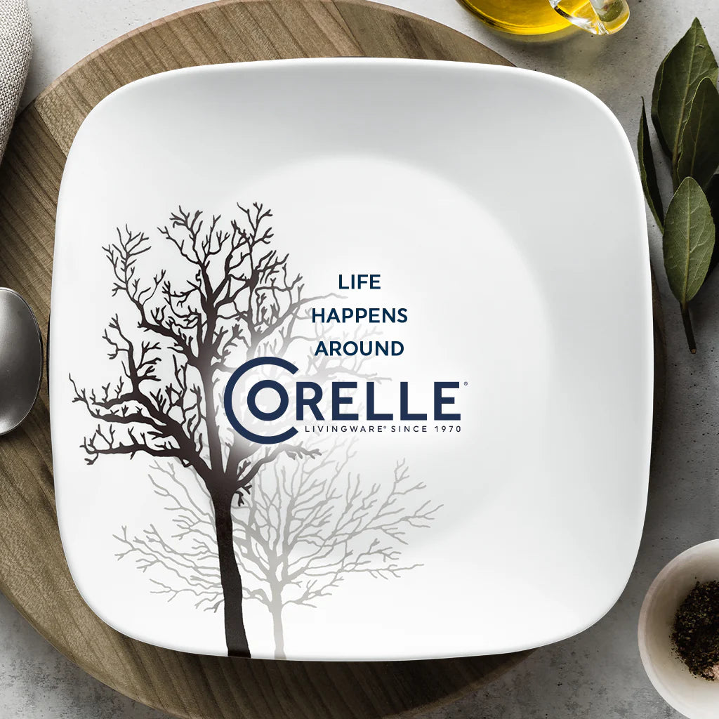 Corelle dinnerware platesplates Timber Shadows 12-piece Dinnerware Set, Service for 4 - Image 4