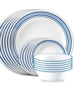 Corelle dinnerware platesplates Laila 18-piece Dinnerware Set, Service for 6