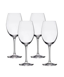 Corelle dinnerware platesplates Bangkok Bliss Cabernet Glasses (4-Pieces), 16-ounce, Dishwasher Safe, Lead-free Crystalline