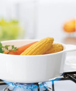 Alternative view of Corelle dinnerware platesplates Just White 3.25L Casserole with Lid