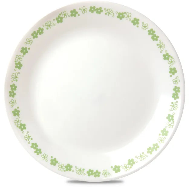 Corelle dinnerware platesplates Spring Blossom Green 10.25 Dinner Plate
