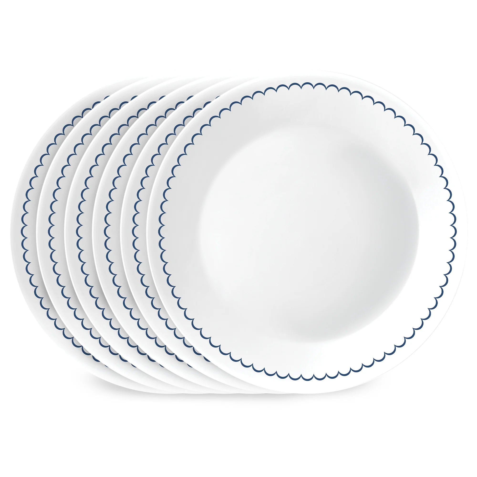 Corelle dinnerware platesplates Caspian Lace 8.5 Lunch Plate, 6 pack