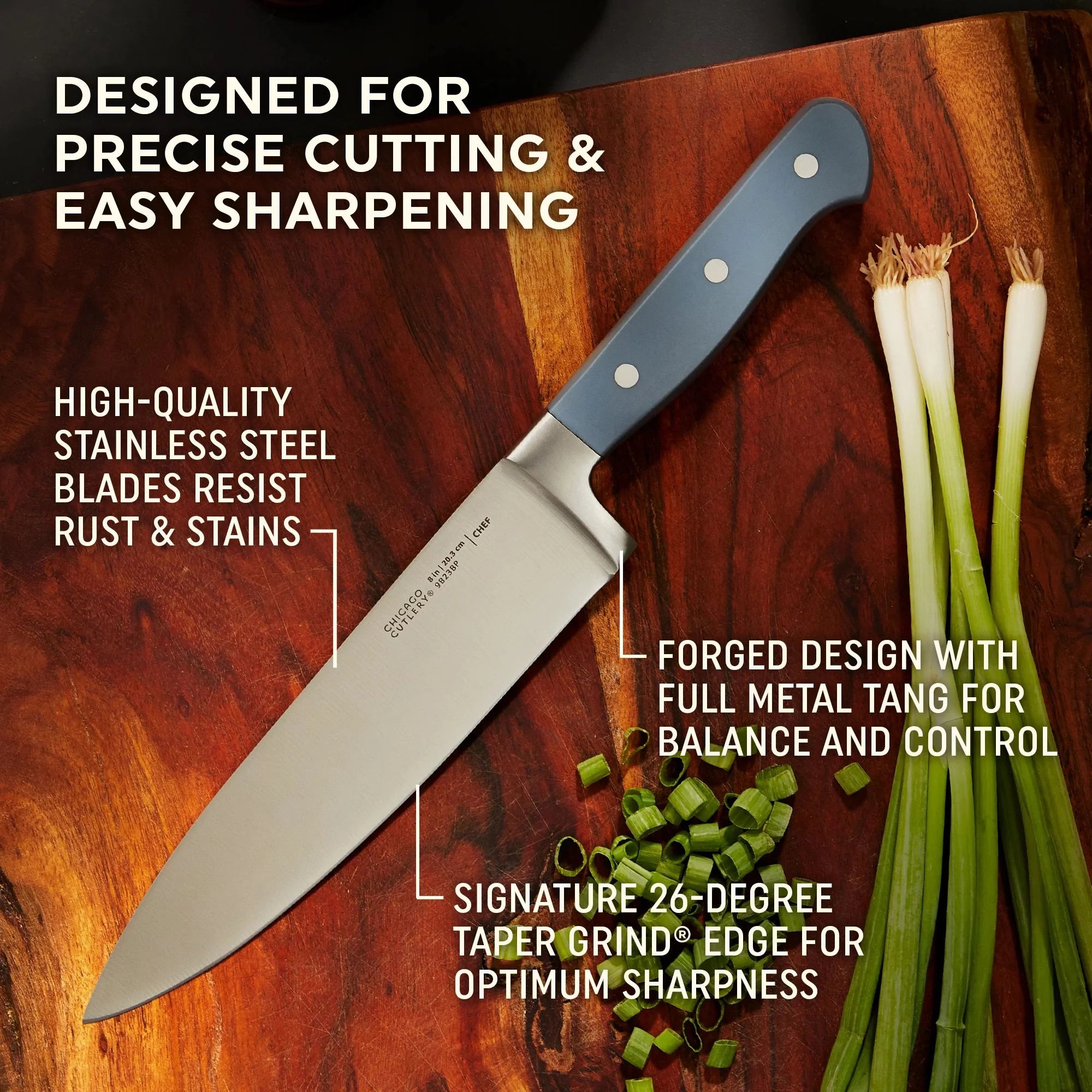 Corelle dinnerware platesplates Halsted 3-piece Knife Set - Image 3