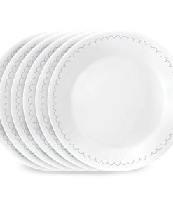 Corelle dinnerware platesplates Caspian Lace 6.75 Appetizer Plate, 6-pack