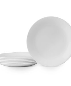Corelle dinnerware platesplates Winter Frost White 8.5 Salad Plates, 6-pack