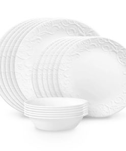 Corelle dinnerware platesplates Bella Faenza 18-piece Dinnerware Set, Service for 6
